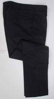 LANDS END Black Slim Leg Chino Pants Womens 12 NEW - Image 1 of 4