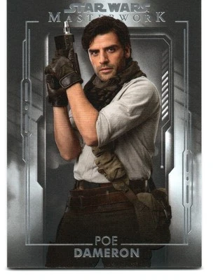 POE DAMERON / 2020 Topps Star Wars Masterwork BASE Trading Card #26 - Image 1 of 2