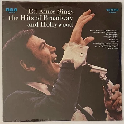 ED AMES Sings The Hits Of Broadway & Hollywood-SEALED-Vinyl Record 1968 RCA - Image 1 of 2
