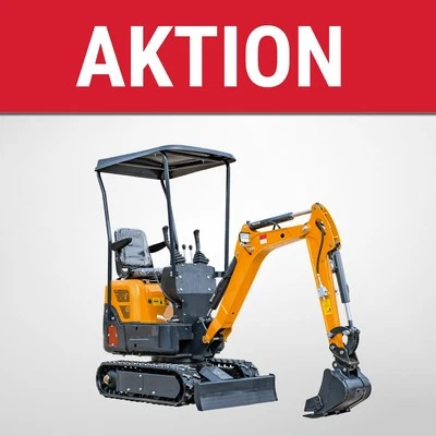 🔥1,0t Minibagger Bagger Kompaktbagger Raupenbagger Kleinbagger Lader - Bild 1 von 4