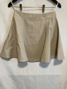 She + Sky S Mini Kunstleder Rock Ivory Creme - Bild 1 von 6