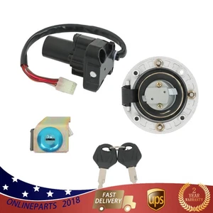 Interruptor de encendido tapa de gas combustible bloqueo de asiento juego de llaves para GSXR1300 Hayabusa 1999-2007 - Imagen 1 de 12
