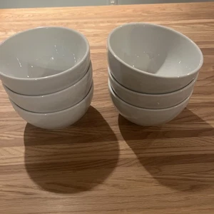 Pottery Barn Great White Traditional Soup Cereal Bowls 6.25" Set of 6  White - Picture 1 of 6