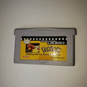 Pokemon Jugando con Fuego/Johto Acabado Foto Gameboy Boy Advance Video GBA - Imagen 1 de 2