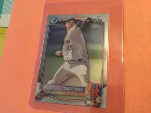2025 Bowman Chrome Jonah Tong Rookie Card Nice Card - Bild 1 von 2