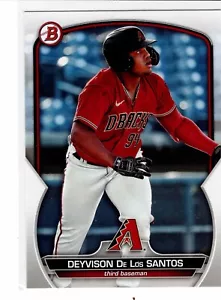 Deyvison De Los Santos Arizona Diamondbacks 2023 Bowman Draft - Bild 1 von 2