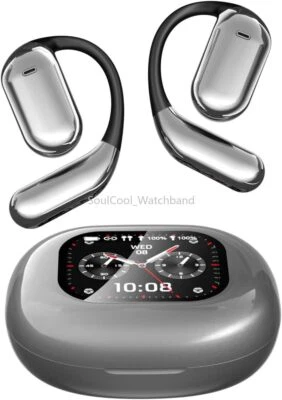 Auriculares deportivos inalámbricos con pantalla táctil abierta BT Auriculares sobre la oreja Foto 1 de 4