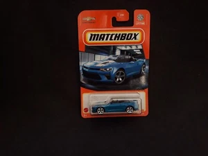 matchbox 16 chevy Camaro convertible blue 2024 - Picture 1 of 2