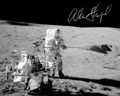 Repro-Autogramm - Apollo 14 - Alan Shepard - MET - 11,4 x 14,3cm - Bild 1 von 4