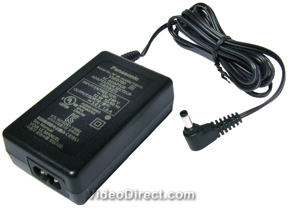 New Genuine Panasonic VSK0780A AC Adaptor for HC-V720, HC-V700, HC-V520, HC-V500 - Image 1 of 1