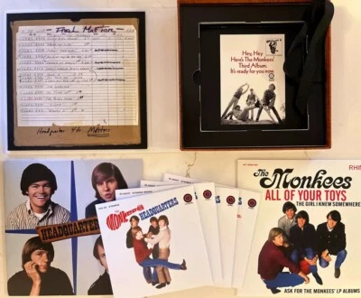 OOP FACTORY SEALED MONKEES 4CD DELUXE HEADQUARTERS RHINO + BONUS 45 & SLEEVE Foto 1 de 4