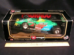 Bburago Benetton Ford cod.6102 Turquoise/Red/Yellow 1:18 - Picture 1 of 12