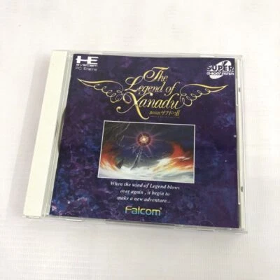 THE LEGEND OF XANADU II 2 PC Engine SCD Japan Import Free shipping FedEx DHL - Image 1 of 3