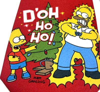 👔❤️ CORBATA CORBATA DE DISEÑADOR PROFESOR HOMER BART SIMPSON ENVÍO GRATUITO 👔❤️ Foto 1 de 4