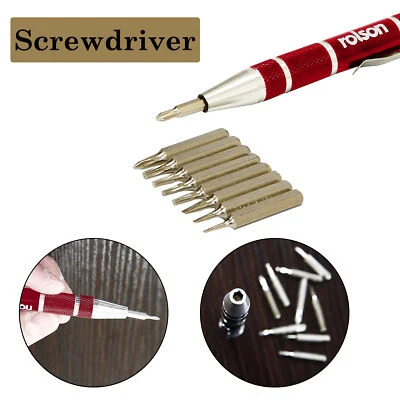 Rolson Precision Screwdriver Set Magnetic Pocket Pen Watch Glasses Electronics - Image 1 of 4