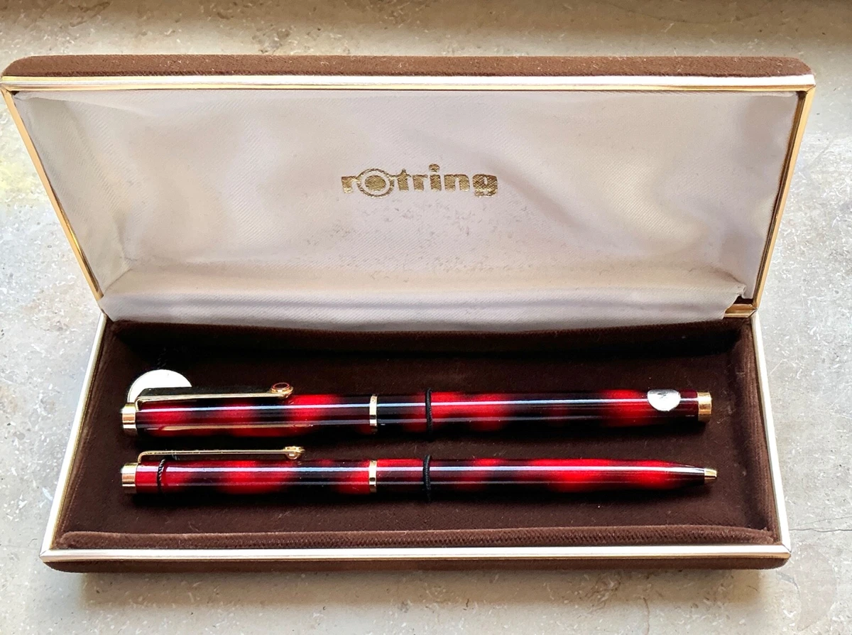 Monteverde Strata Füllfederhalter Rot – Extrafeine Feder, Mit Konverter & Patrone, Metallischer Glanz