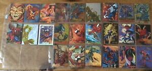 FLEER Ultra 95 Marvel Spider-Man cards great selection including a few holos...