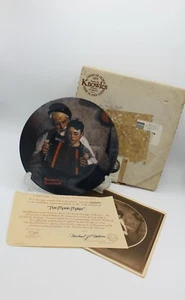 Dekoteller The Music Maker Edwin Knowles Norman Rockwell Limited Edition - Bild 1 von 12