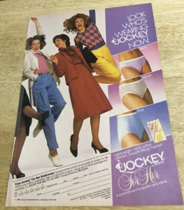 1980s Jockey For Her - Panties Ad - Vintage Magazine Print Ad - Bild 1 von 1
