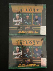 2022 Upper Deck Trilogy Hockey Factory Sealed Hobby Box Lot Of 2     8a