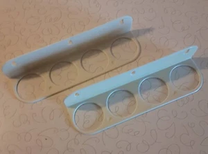 2 Tupperware Spice Racks Holder Wall Mount White - Picture 1 of 2