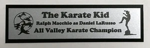 Ralph Macchio The Karate Kid Namensschild für signiertes Foto Poster oder anderen Artikel - Bild 1 von 2