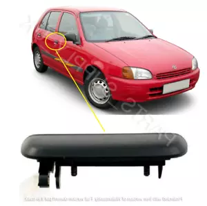 NUEVO PARA TOYOTA STARLET 1996-1999 MANIJA PUERTA DELANTERA NEGRA DERECHA 69210-16120 - Imagen 1 de 2