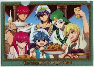 clear file folder Magi The Labyrinth of Magic anime Aladdin Alibaba Morgiana - Picture 1 of 2