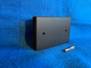 1”-THICK Transom Transducer BLACK Boat Mounting Board Plate PVC w/HOLES & sizes - Picture 1 of 13