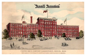 BOSTON, MASSACHUSETTS - UNITED DRUG COMPANY LABORATORIES FACTORY - UDB POSTCARD - Picture 1 of 2