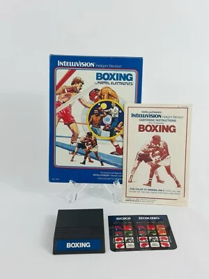 Boxing (Intellivision, 1980) TESTED CIB WITH OVERLAYS - Image 1 of 4