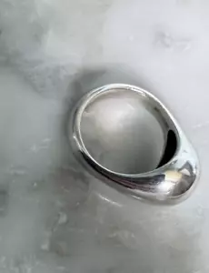 Retired James Avery Vintage Dome Ring Sterling Silver Size 4 - Picture 1 of 13