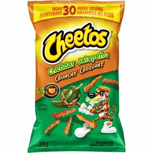 3 Bags Cheetos Cheddar Jalapeno Crunchy Cheese LARGE Size 310g/11oz Canada FRESH - Picture 1 of 1