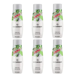 6 Pack SodaStream 14.9 Oz Diet Mtn. Dew Sparkling Beverage Mix - Exp 04/2025 - Picture 1 of 4