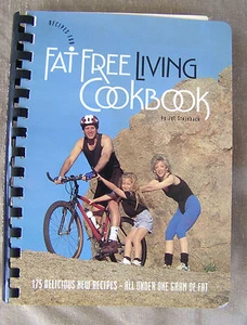 Fat Free Living 1993 Jyl Steinbak 175 Recipes Scottsdale Arizona Cook Book - Picture 1 of 5