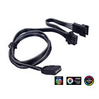 5V/12V Rgb 3/4Pin Lighting The Motherboard Synchronous Control Adapter Cable Fs