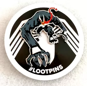 Loot Crate Marvel's Venom Emaille Hut Anstecknadel MOC NOS 2022 Neu - Bild 1 von 4