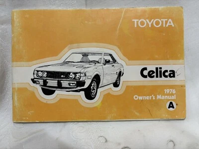 1976 Toyota Celica Owners Manual Original OEM Foto 1 de 4