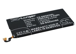 Batterie pour Samsung Galaxy S6 Td-Lte SCH-J510 SCV31 EB-BG920ABE 2550mAh Neuf - Photo 1 sur 6