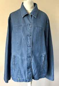 Women's Denim Overshirt Size 10 Light jacket - Picture 1 of 4