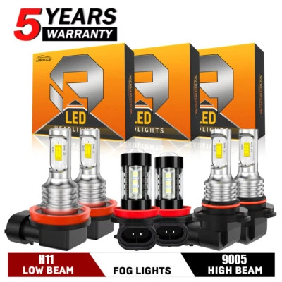 Faro LED haz alto/bajo para Lexus CT200h 2011-2017 6000K + bombillas antiniebla 6 piezas Foto 1 de 4