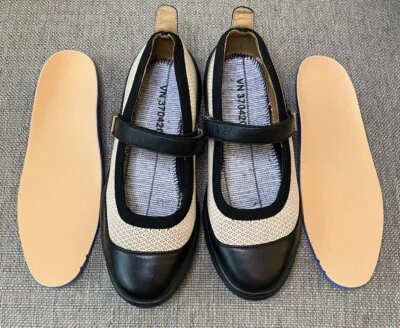 Dr Comfort Jackie Women's 10.5 M Black/Nude Mary Jane Diabetic Shoe 10730 - Image 1 of 4