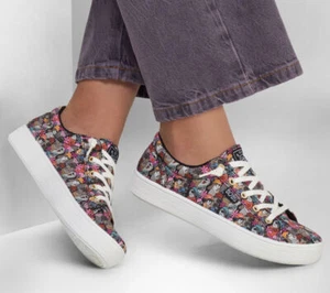 Mazzo Dapper Donna Skechers BOBS B Extra Carino 114427 Colore Nero/Multi Nuovissimo - Foto 1 di 6