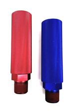 Red & Blue Anodized Aluminum Glad Hand Grips Gladhand Handle Set for Coiled Airs