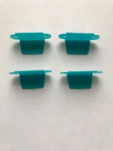 Set of 4 Blue  Single Sided Pinball Lane Guides 2 1/8 inch NEW - Picture 1 of 2