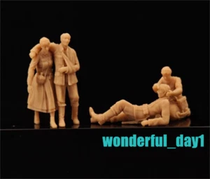 4Pcs Set 3D Printed 1/72/48 Modern Gaza "Nurse Rescue Civilian Casualties" - Picture 1 of 6