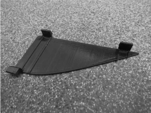 2x Cubierta de salpicadero triangular pequeña compatible Peugeot 205 (fase 2) izquierda y derecha - Imagen 1 de 2