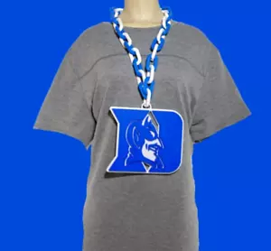 Duke University Blue Devils Big Logo Fan Chain Necklace NCAA College Man Cave - Picture 1 of 6