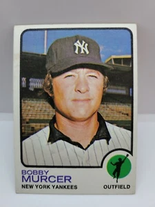 1973 TOPPS BASEBALL SET BREAK 240 BOBBY MURCER YANKEES EX CONDITION - Picture 1 of 6