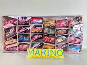 Old tin miniature car  24 unitset, wind-up type, in good condition made in Japan - Picture 1 of 19